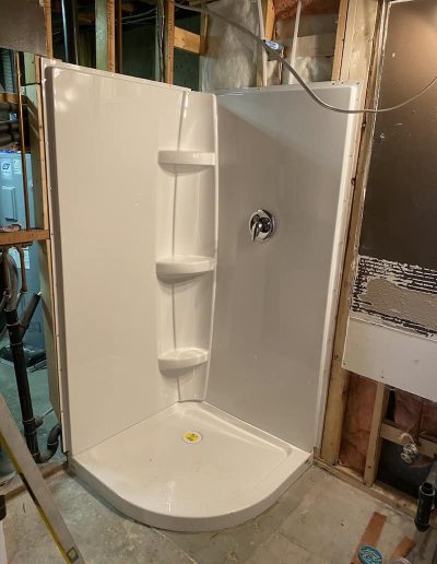 KnightsPlumbing Shower Enclosure Install